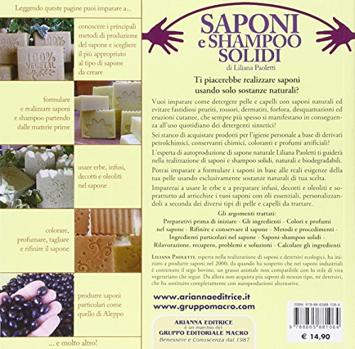 Saponi e shampoo solidi, naturali, fatti in casa
