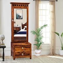 Chetna Handicraft Solid Wood Wooden Dressing Table For Bedroom ...