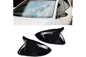 HACREYATU 1 par de tapas de espejo retrovisor izquierdo derecho para Golf MK7 7.5 GTI 7 Golf 7 R