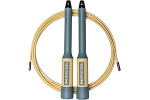 PICSIL - Cuerda para Saltar Sphinx | Comba para Crosstraining, Fitness, Boxeo con Doble Rodamiento | Cable Ajustable para Atletas | Ligera y Resistente |