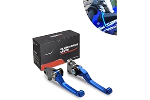 JFG RACING Levier Frein Embrayage Moto pour YZ125/250 15-25 YZ250F 09-25 YZ125X 17-23 25 YZ250X 16-23 25 YZ426F/450F 09-25 YZ250FX 20-25 YZ450FX 19-25 WR450F 24-25 WR250F 25 Bleu