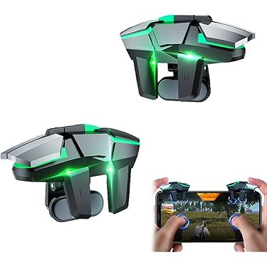 Trigger Controller Per Smartphone - Grilletti L1/R1 Per COD Mobile, PUBG, Fortnite | Compatibile IPhone E Android