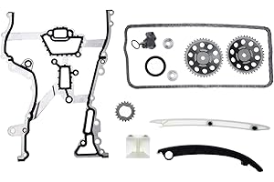 FRANKBERG Kit chaîne de distribution pour Agila Astra G Astra H Combo Corsa B Corsa C Corsa D Meriva Tigra 1.0L 1.2L 1.4L Essence 1996-2014 93191271