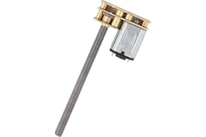 WALFRONT 1024 GA20 DC 6 V/12 V filettatura del N20 Motoriduttore coppia elevata velocità del motore elettrico M4 x 55 mm shaft