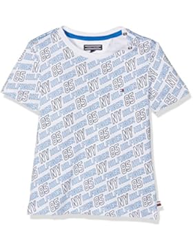Tommy Hilfiger Jungen T-Shirt All-over Print Cn Tee S/S