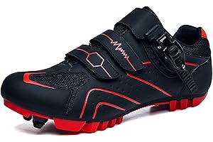 Prodkfe Moutntain Fahrradschuhe Herren Damen MTB Schuhe SPD Mountainbike Schuhe mit Schnalle