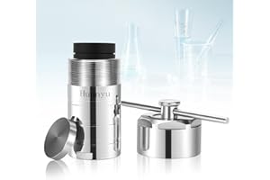 Huanyu Autoclave Hydrothermal Synthesis Autoclave Reactor 250 ℃ 2MPa Recipiente con revestimiento de (500ml)