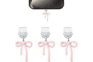 BelleVive 3 Pack Charms for Phone and Kindle, Dust Plug Charm Compatible with Kindle with Type-C Charging Port, Flirtatious Gift for Men and Women, Accessories for iPhone 16/15