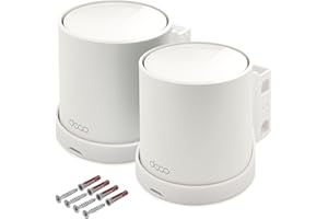 MOBILEFOX 3 X supporto da parete adatto per TP-Link Deco X50 AX3000 Mesh WLAN Router Holder