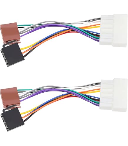 Câble Adaptateur Radio Tomzz 7017-001 - Compatible Honda Accord, Civic, Jazz (jusqu'à 1998) - Connexion ISO 16 Broches