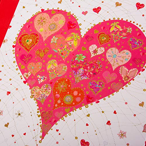 Goldbuch 08412   lbum de Fotos Big Heart Red  64 p  ginas con pergamino  Aproximadamente 30 x 31 cm