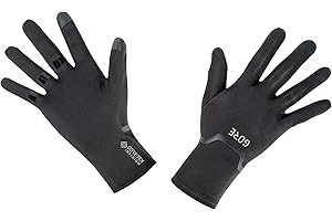 GORE WEAR Rękawice ze Stretchem Gore-Tex Infinium™: Wiatroszczelne, Wodoodporne, Oddychające, 4-kierunkowy Stretch, Ciasne Mankiety, Kolor: Czarny, Rozmiar: 10/XXL, Unisex, Dorosły