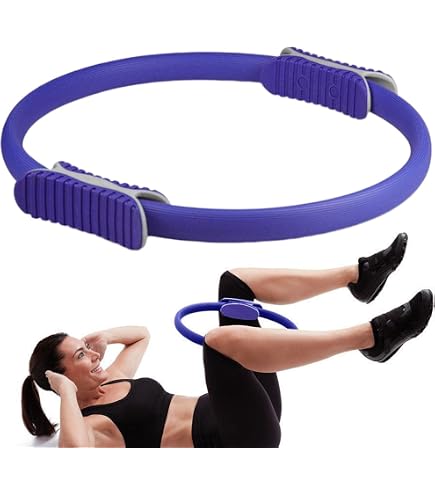 Anneau De Pilates Ronyme - Cercle Fitness 40cm, Poignées Antidérapantes