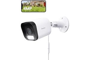 ARENTI Kamera monitoringowa 2,5 K/4 MP, zewnętrzna, 2,4 G, Wi-Fi, IP, monitorowanie na zewnątrz z aplikacją, pełnokolorowa widoczność w nocy, wykrywanie ruchu/AI, 2-drożne audio, IP65, kamera