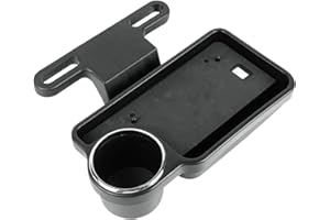 IMTRUB Car Headrest Tray, Car Back Seat Organizer with Cup Holder, Multifunctional Foldable Car Table for Backseat, Portable Auto Headrest Drink Holder Food Tray 26.5x8.5x15.5cm