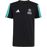 adidas &Uuml;niseks Kids Mercedes - AMG Petronas Formula 1 Team DNA Tee, Black/Semi Mint Rush