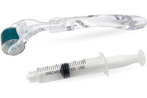 Snadi - Dermaroller 0,5 mm con Serbatoio | 540 Microaghi in Acciaio Chirurgico | Per Corpo, Capelli e Barba | Cicatrici e Acne | Microneedling | Serbatoio Applicatore