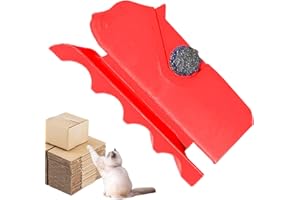 KELOPPASIT 3D Gedruckter Kartonschneider, Cat Scratcher Cardboard Cutter, Katzenförmige Kratzkarton Schneidemaschine, Kartonstreifen Strip Cutter Für Handgefertigte Katzenbetten