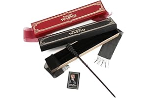 JOYID Harry Potter series Wand in Ollivanders Box 33-41cm long Wand Wand Box - Harry Potter Film Set Movie Props Wands (Color : Fred Weasley, Size : Black box)