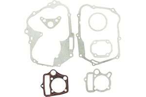 PETROLSCOOTER Pitbike Dirtbike 110cc 125cc Gasket Set 52.4mm Piston Round Hole Compatible Replacement With Lifan Loncin