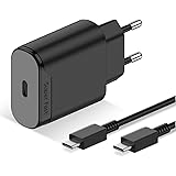 25W Caricatore per Samsung, Caricabatterie USB C per Samsung A53 5G A34 A33 A14 A13 A54 S23 S22 S21 S20 FE Ultra S23+ S22+ S2