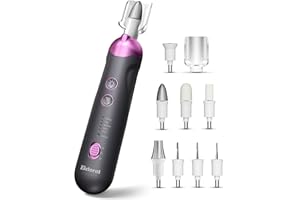 Eletorot Lima per Unghie Elettrica, Kit Pedicure e Manicure con 8 Accessori Professionali, Fresa Elettrica per Unghie per Cuticole Remove e Curare Unghie