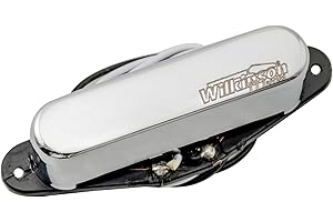MUSICLILY Wilkinson WOV Vintage Alnico 5 Telecaster Neck Pickup do gitary elektrycznej w stylu Tele, chrom