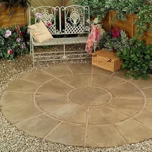 Pflastersteine, LINCOLN Kreis-Kit – Verwitterte Bronze 2400 mm