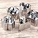 Produktbild Edelstahl DIY kleine Mousse Ring Lamy Käse Kuchenform (5) , silver