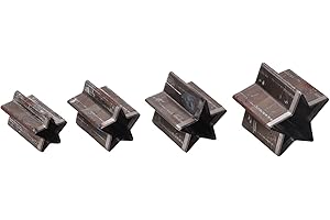 UNGROL Set di Punzoni in Pelle, 4 Pezzi di Varie Dimensioni, Stampo da Taglio Affilato Ad Alta densità, Forma Esatta per Fai-da-te