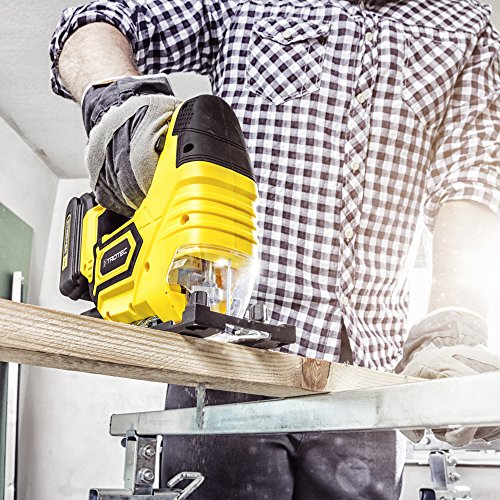 TROTEC Akku-Stichsäge PJSS 10-20V | 2 Gebläsefunktionen | Stufenlose Hubzahlsteuerung | Spanreißschutz - 7