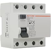 Immunized Differential 4P 63A 30mA Type A - RCCB Three Phase | Detects pulsating continuous currents, increased immunity, red