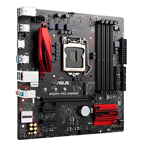 ASUS B150M Pro Gaming Intel B150 LGA 1151 (Socket H4) Micro ATX - Placa Base (DDR4-SDRAM, DIMM, 2133 MHz, Dual, 64 GB, Intel)