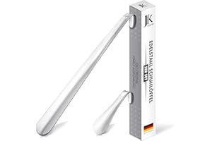 JK Trade® Set de 2 chausse-pieds en acier inoxydable STABLE | 15 et 42cm | Chausse-pieds en acier inoxydable court et long | Rapide et facile sur le dos | Longueur et largeur optimisées | Business