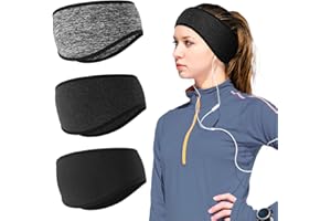 AYBUY Bandeau Cache-Oreilles, 4 Pcs de Sport Pour Course à Pied, d'Hiver Pour Les Oreilles, de Ski Pour Yoga, Cyclisme, Basket-Ball, Fitness