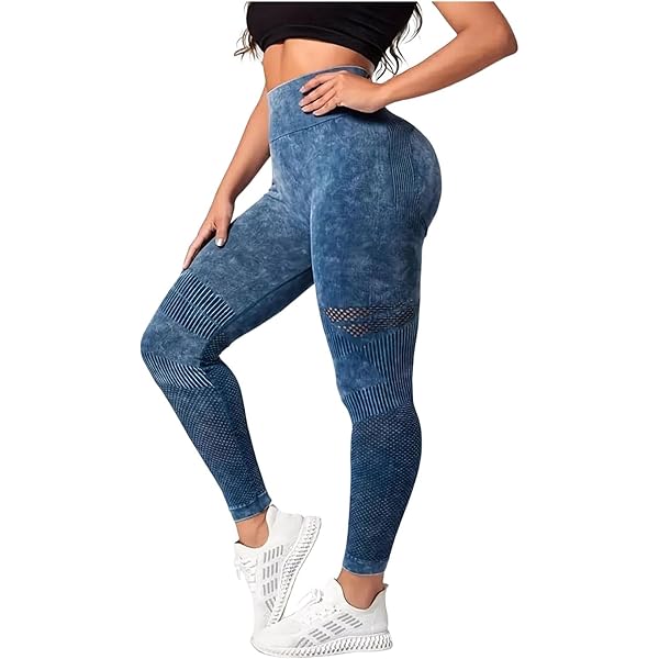 Kmdttou Legging 3/4 Femmes Pantalon De Sport, Jegging Taille Haute Femme Yoga Opaque Doux Corsaire Pantacourt Womens Yoga Pants, Women's, Size: Medium