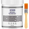 Transparent Polyurethane Waterproof Coating Agent: Invisible Clear Waterproof Sealant - 300g Anti-Leaking Adhesive Agent Coating Tile Trapping Repair Wall Mending Agent Glue for Home Roof Bathroom