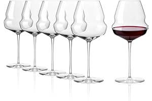 Stölzle Lausitz Calici da Vino Borgogna Cocoon Set da 6, 710ml – Calici Ideali per il Borgogna – Design Cocoon per uno Sviluppo degli Aromi – Lavabile in Lavastoviglie