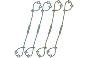 ‎LOVE DEPOT LOVE DEPOT Cup Catcher, Spielzeug Sicherheitsgurte Trinkbecher Halteriemen für Kinderwagen Hochstuhl Autositz, aus Lebensmittelqualität Silikon, BPA-frei, 2er-Pack (Sage x2 + Ether x2)