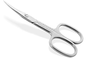 OTTO HERDER MANICURE OTTO HERDER Nożyczki do paznokci wygięte – bardzo ostre nożyczki do paznokci Solingen 9 cm z zakrzywionym ostrzem/jednostronne mikrouzębienie z wysokiej jakości stali nierdzewnej do paznokci u rąk i