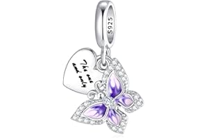 Jokmeo 925er Sterlingsilber Charms für Armbänder Charms Anhänger Kompatibel mit Pandora-Armbänder, Charm Bead Pendant Geschenk für Frauen Mädchen