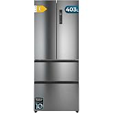 Cecotec French Door Refrigerator Total No Frost Bolero CoolMarket F2D 403 Stainless Steel E, Extra Capacity Max 403 L, Height
