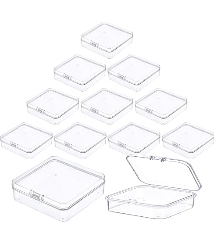 8 Scatole Di Latta Metalliche Rettangolari, 9.5x6x2.2 Cm – Contenitori Portatili Per Caramelle, Gioielli, Chiavi, Nero