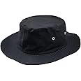Zacharias Men's Cotton Round Hat (hat-101_Black; Free Size) (Pack of 1)