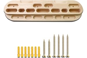 DYOUen Planche d'escalade en bois pour renforcement des doigts et avant-bras