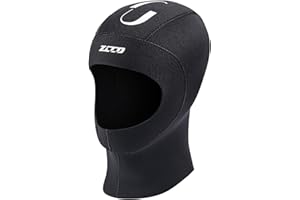 ZCCO Wetsuit Hood 3mm/5mm Thermal Neoprene Diving Hood Underwater Scuba Diving Hat for Snorkeling Surfing Winter Swimming Spearfishing