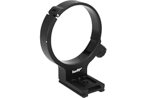 Haoge LMR-FX122 Lens Collar Replacement Foot Tripod Mount Ring for Fujifilm Fuji Fujinon GF 250mm F4 R LM OIS WR and GF 100-200mm F5.6 R LM OIS WR Lens built-in Arca Type Quick Release Plate