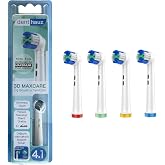 Denthauz 3D Maxcare - 3 Boyutlu Temiizlik Oral-B Uyumlu Diş Fır&ccedil;ası Başlığı - 4 Adet Yedek Başlık