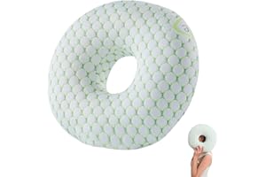 XPJBKC Ear Piercing Pillow for Side Sleepers, Donut Pillow with Hole for Ear, Doughnut Pillow for Piercing Aftercare, Releasing Ear Pain, Sleeping Guard