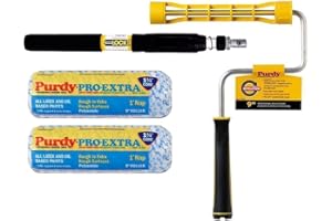 Purdy Colossus 4 szt. kompletny system rolkowy zestaw 25 cm wałki rama rewolucyjna + słupek